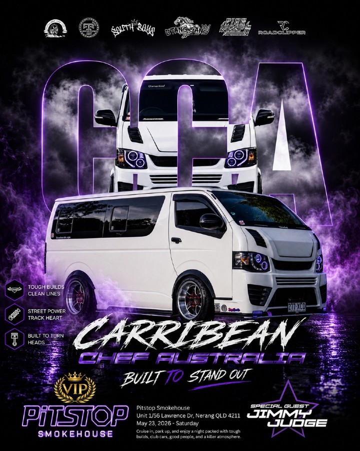 Carribean Chef Australia - Built to Stand Out — JDM/Muscle car meet in Brisbane, QLD on Saturday 23 May 2026