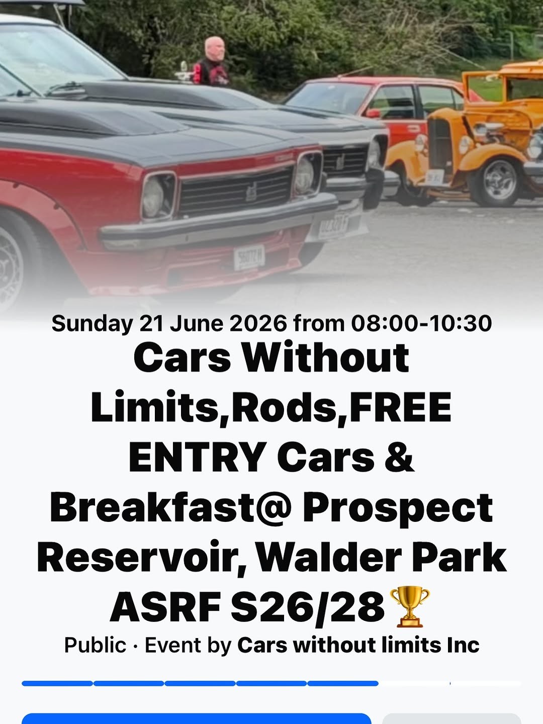 Cars & Breakfast — Classic/Muscle car meet in Sydney, NSW on Sunday 21 June 2026