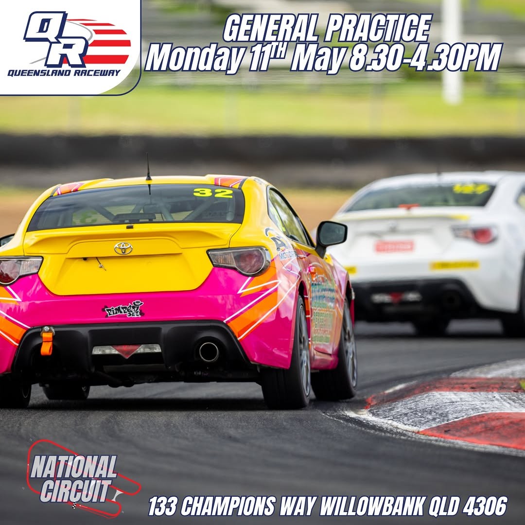 General Practice — JDM track day in Brisbane, QLD on Monday 11 May 2026