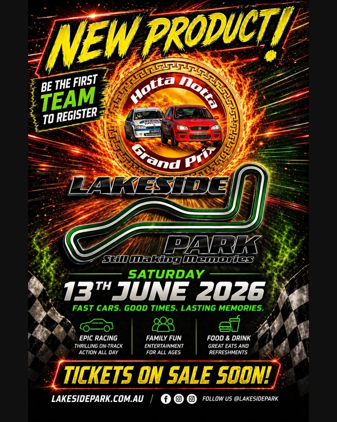 Hotta Notta Grand Prix flyer — QLD