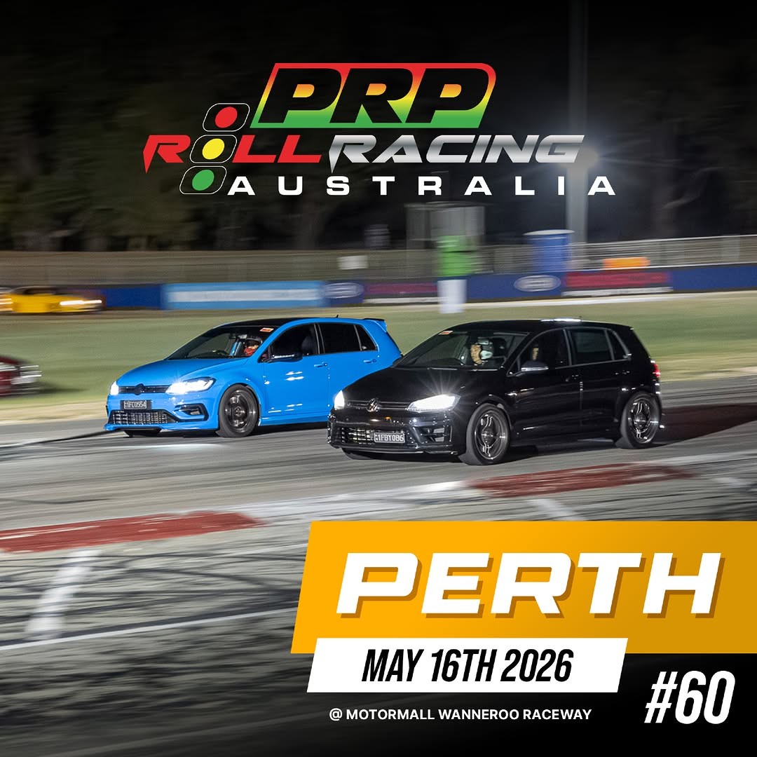 Roll Racing Perth #60 — Euro/JDM track day in Perth, WA on Saturday 16 May 2026