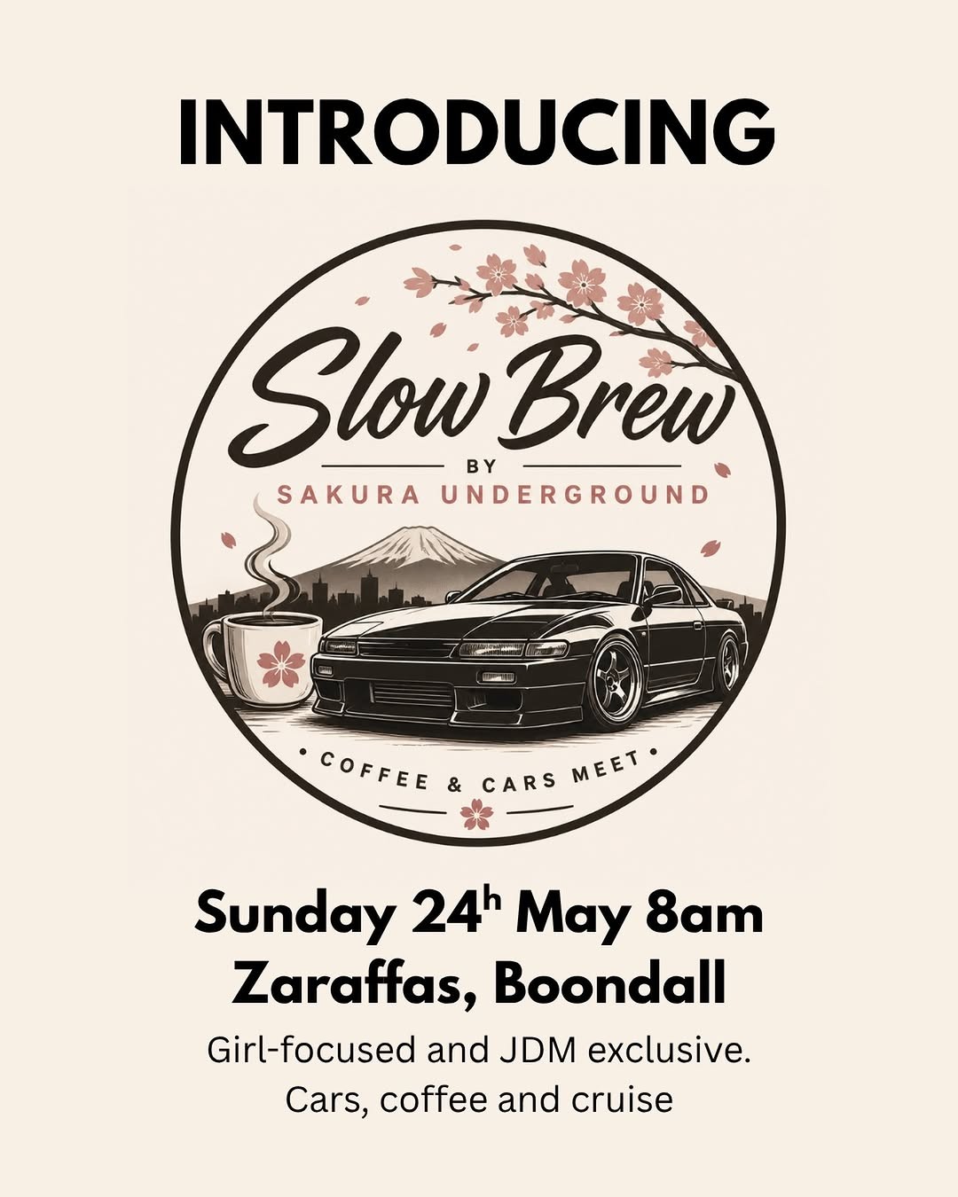 Slow Brew flyer — QLD