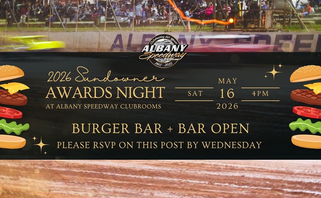 2026 Sundowner Awards Night — Muscle car meet in Perth, WA on Saturday 16 May 2026