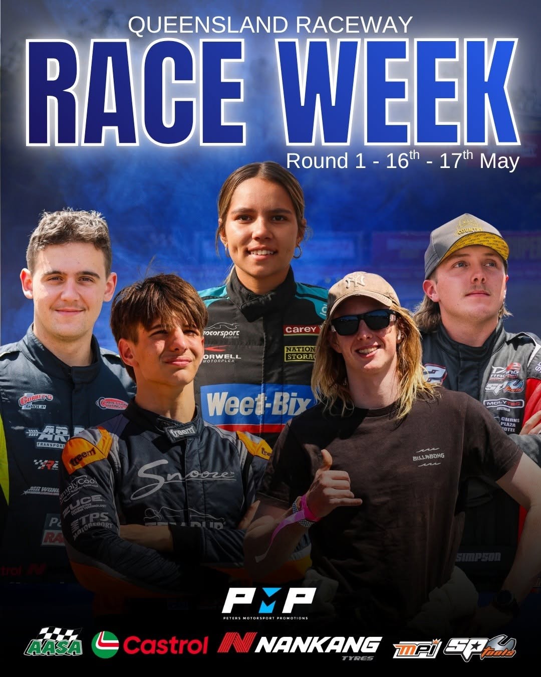 Nankang Excel Cup Series Round 1 — track day in Brisbane, QLD on Saturday 16 May 2026