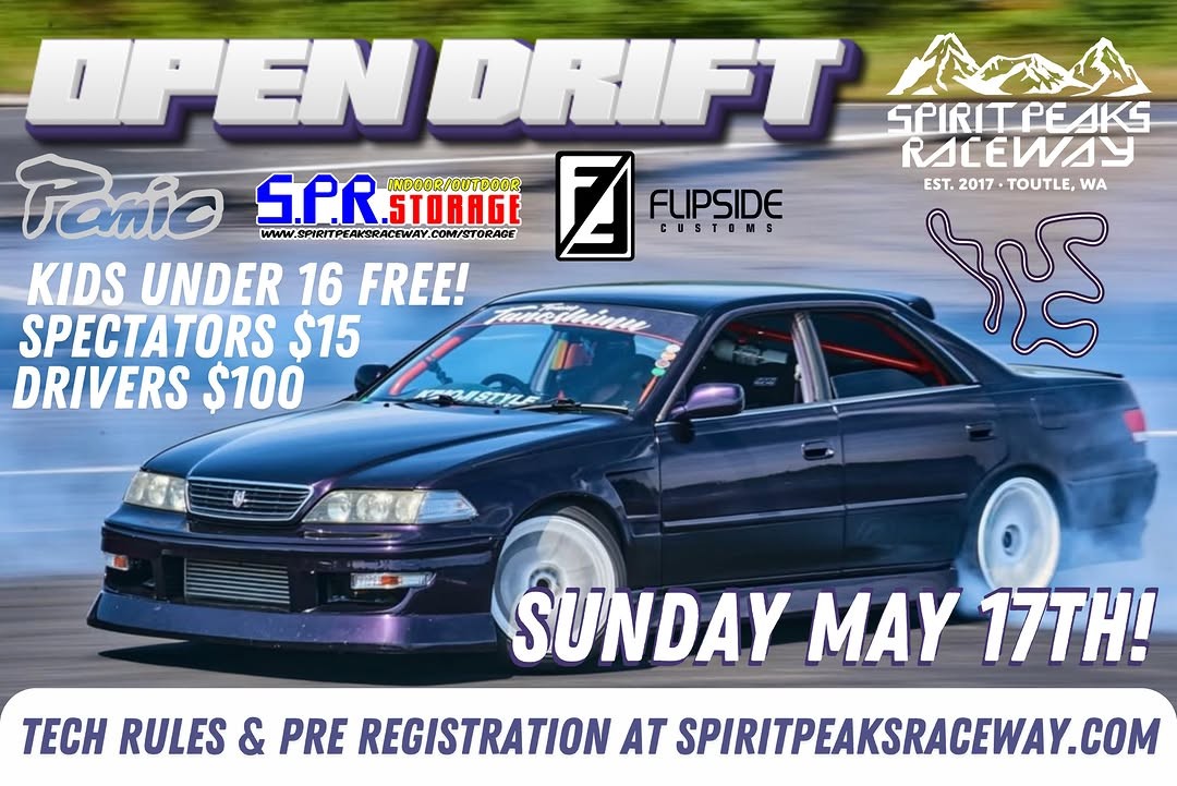 Open Drift — JDM track day in International on Sunday 17 May 2026
