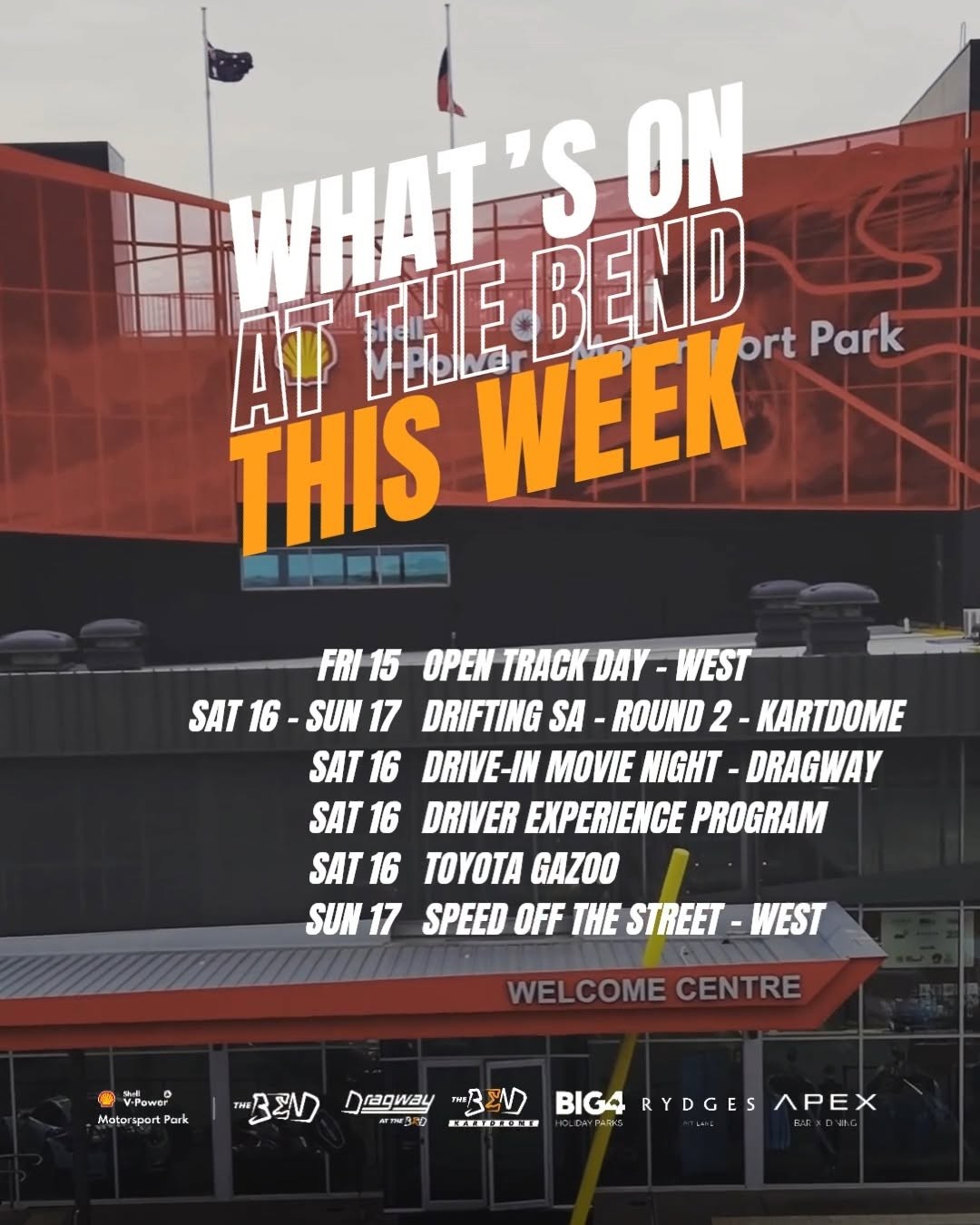 Drifting SA Round 2 — JDM spectator event in Adelaide, SA on Saturday 16 May 2026
