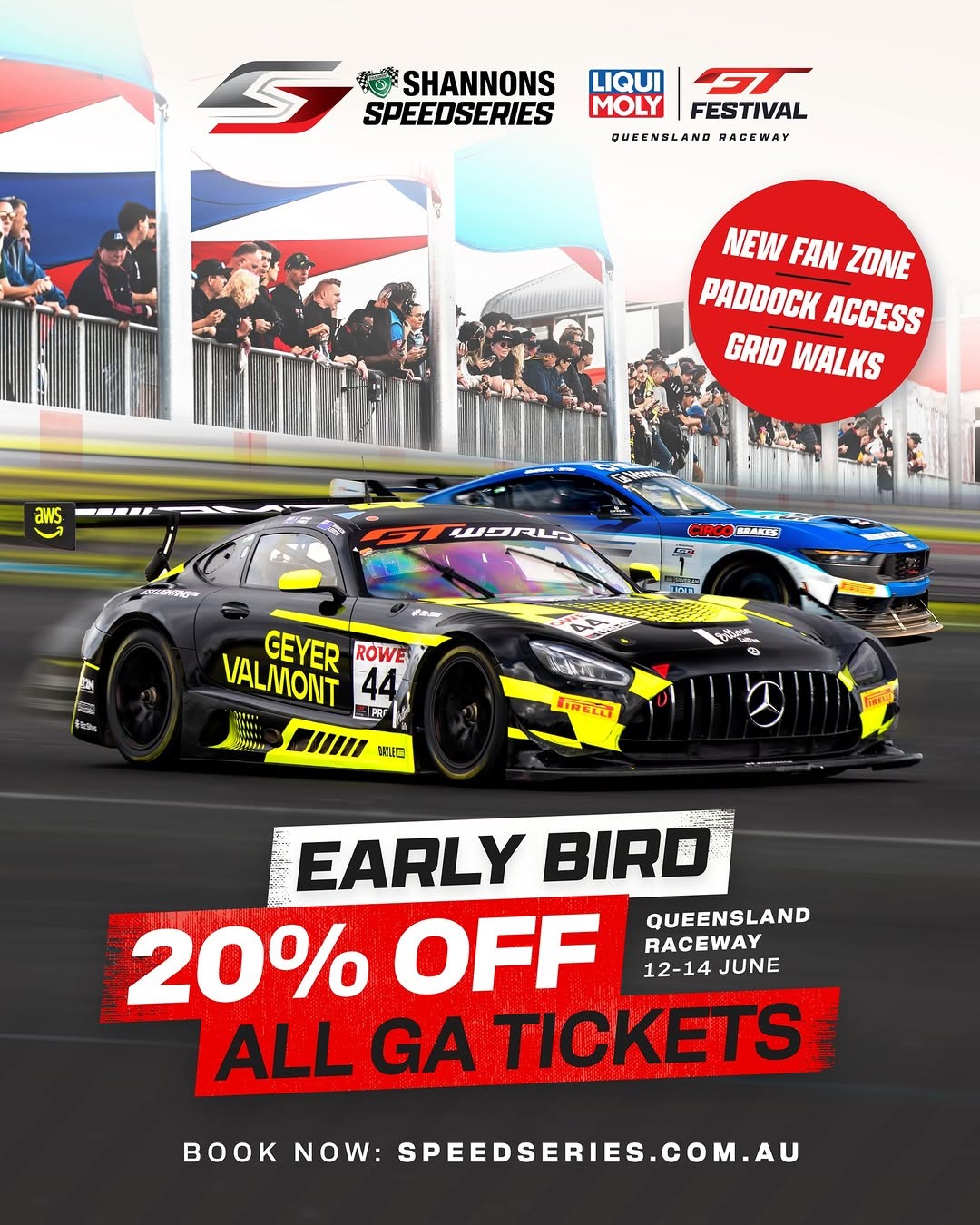 GT Festival — Exotic/Euro spectator event in Brisbane, QLD on Friday 12 June 2026