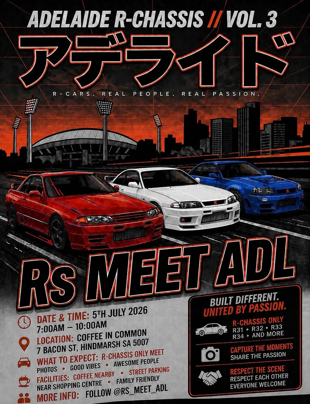 Adelaide R-Chassis Vol. 3 flyer — SA