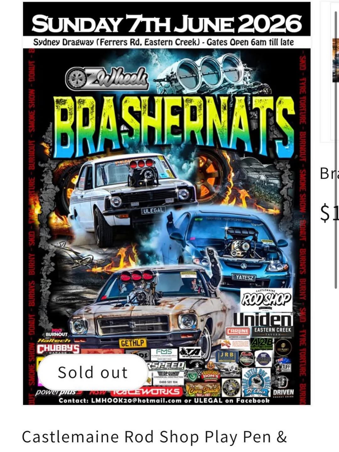 Brashernats flyer — NSW