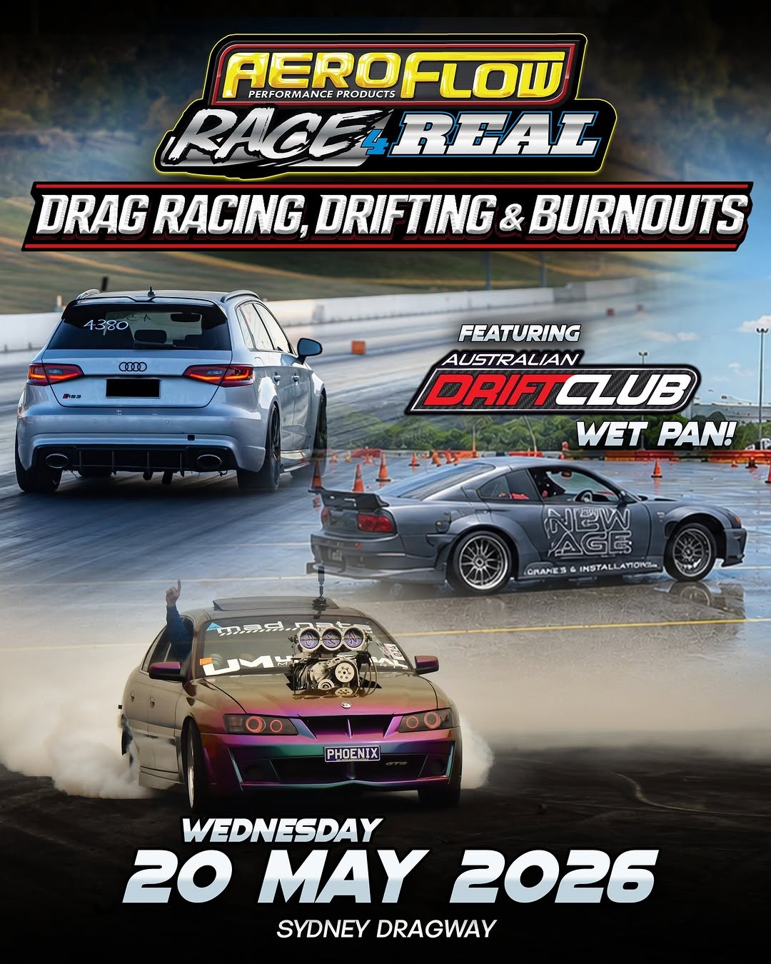 Aeroflow Race 4 Real flyer — NSW