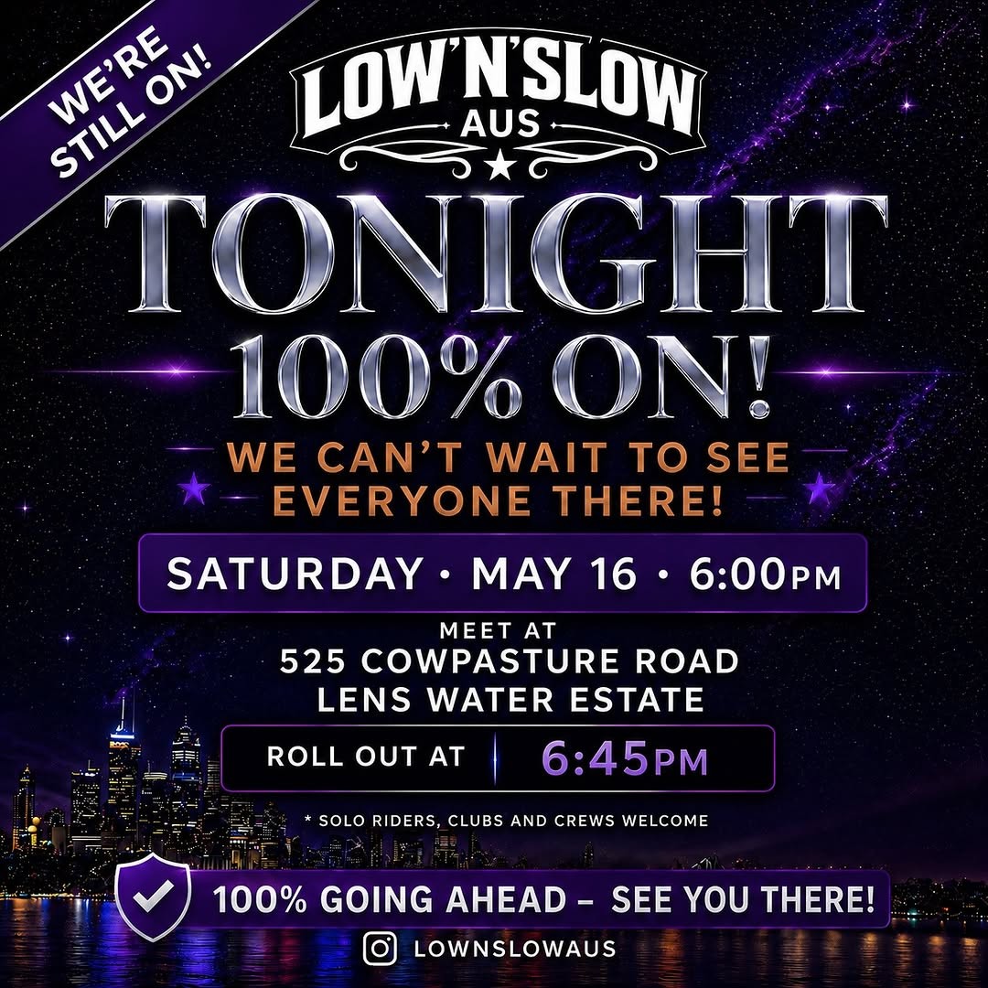 Low'N'Slow AUS Meet & Cruise — Stance/Classic car meet in Sydney, NSW on Saturday 16 May 2026