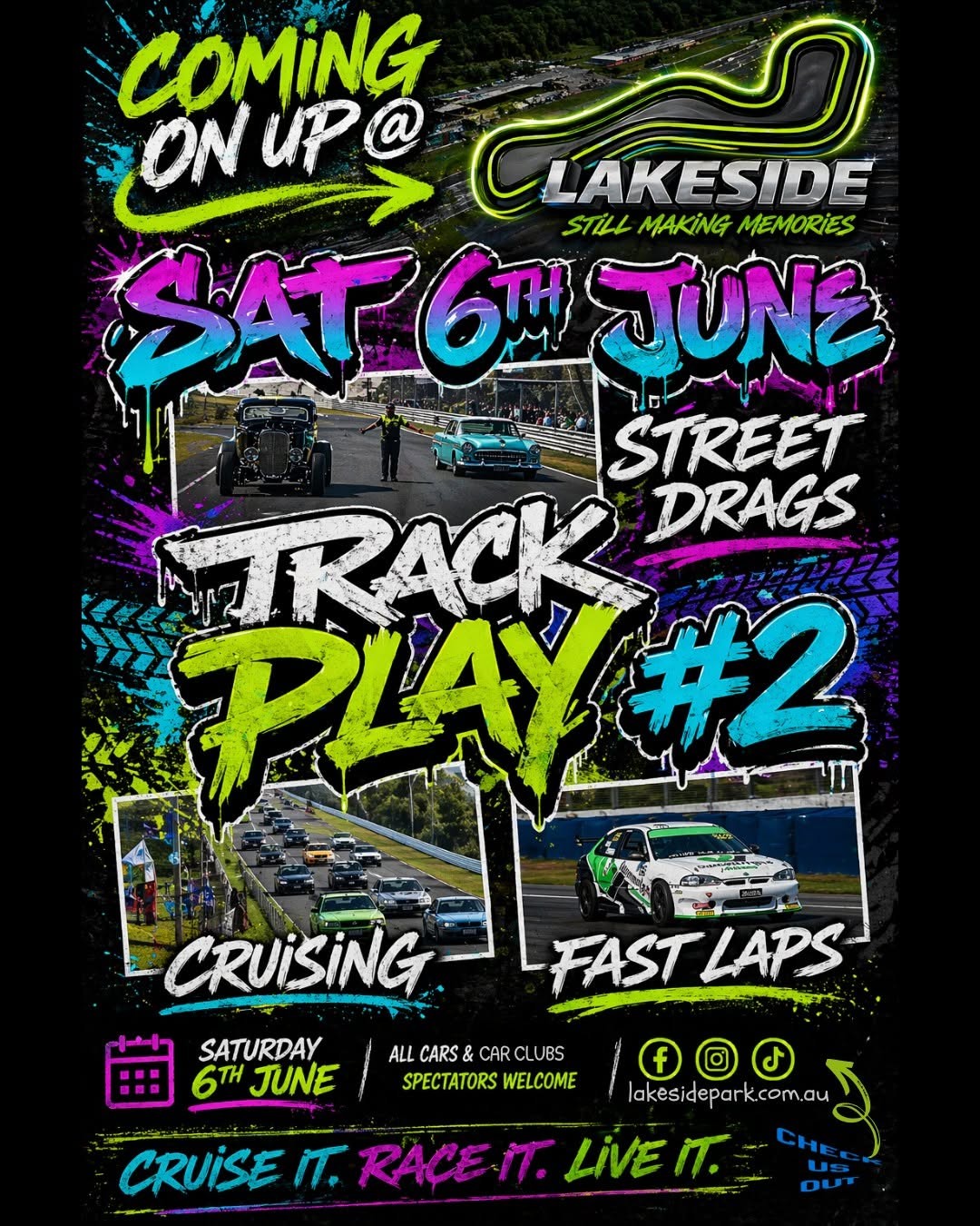 Track Play #2 — Muscle/Classic track day in Brisbane, QLD on Saturday 6 June 2026