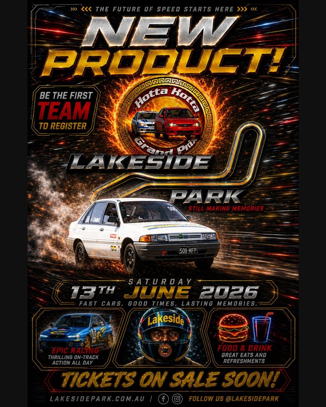 Hotta Notta Grand Prix flyer — QLD