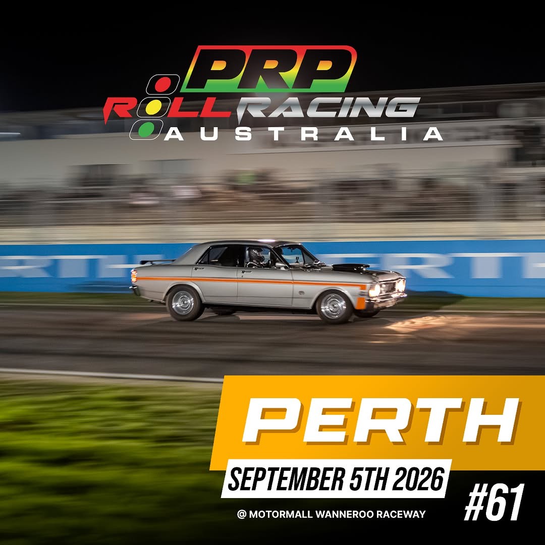 Roll Racing Perth #61 — JDM/Muscle track day in Perth, WA on Saturday 5 September 2026