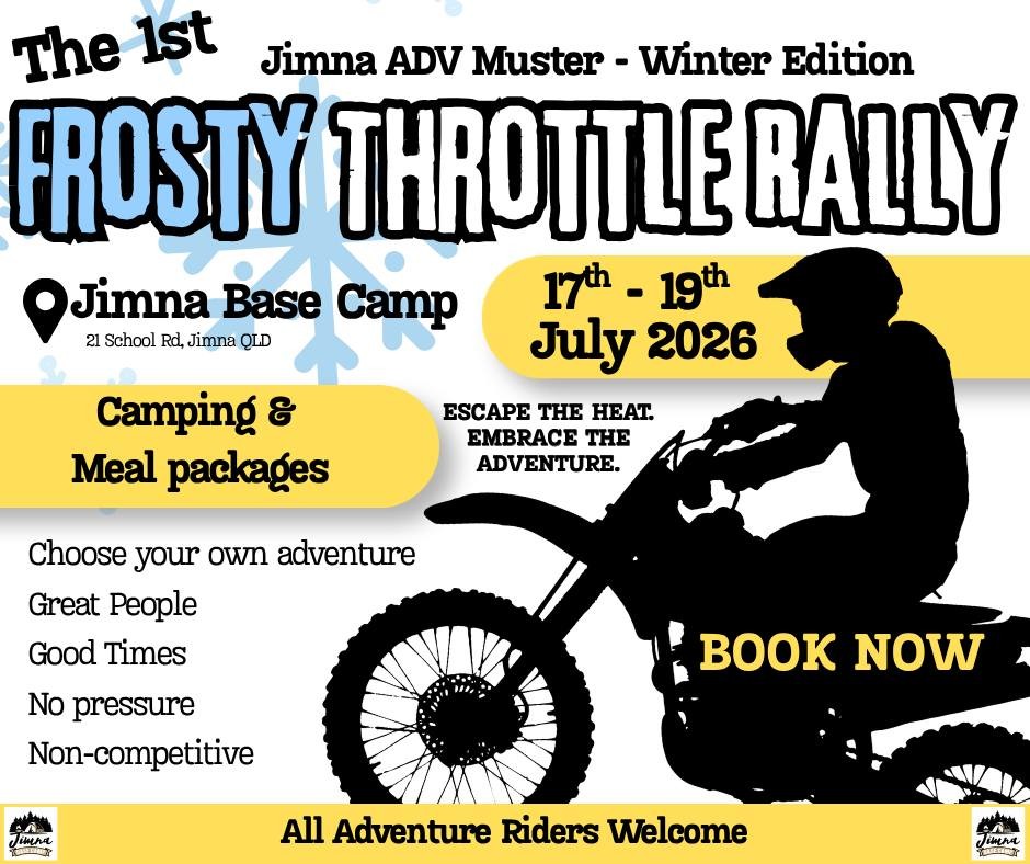 Frosty Throttle Rally — car meet in Brisbane, QLD on Friday 17 July 2026