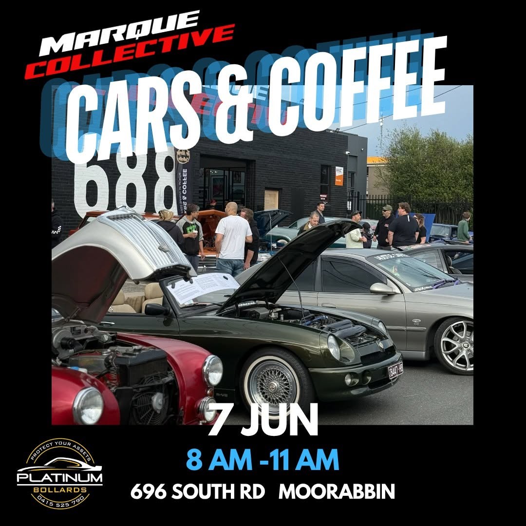 Marque Collective Cars & Coffee — Exotic/Classic car meet in Melbourne, VIC on Sunday 7 June 2026