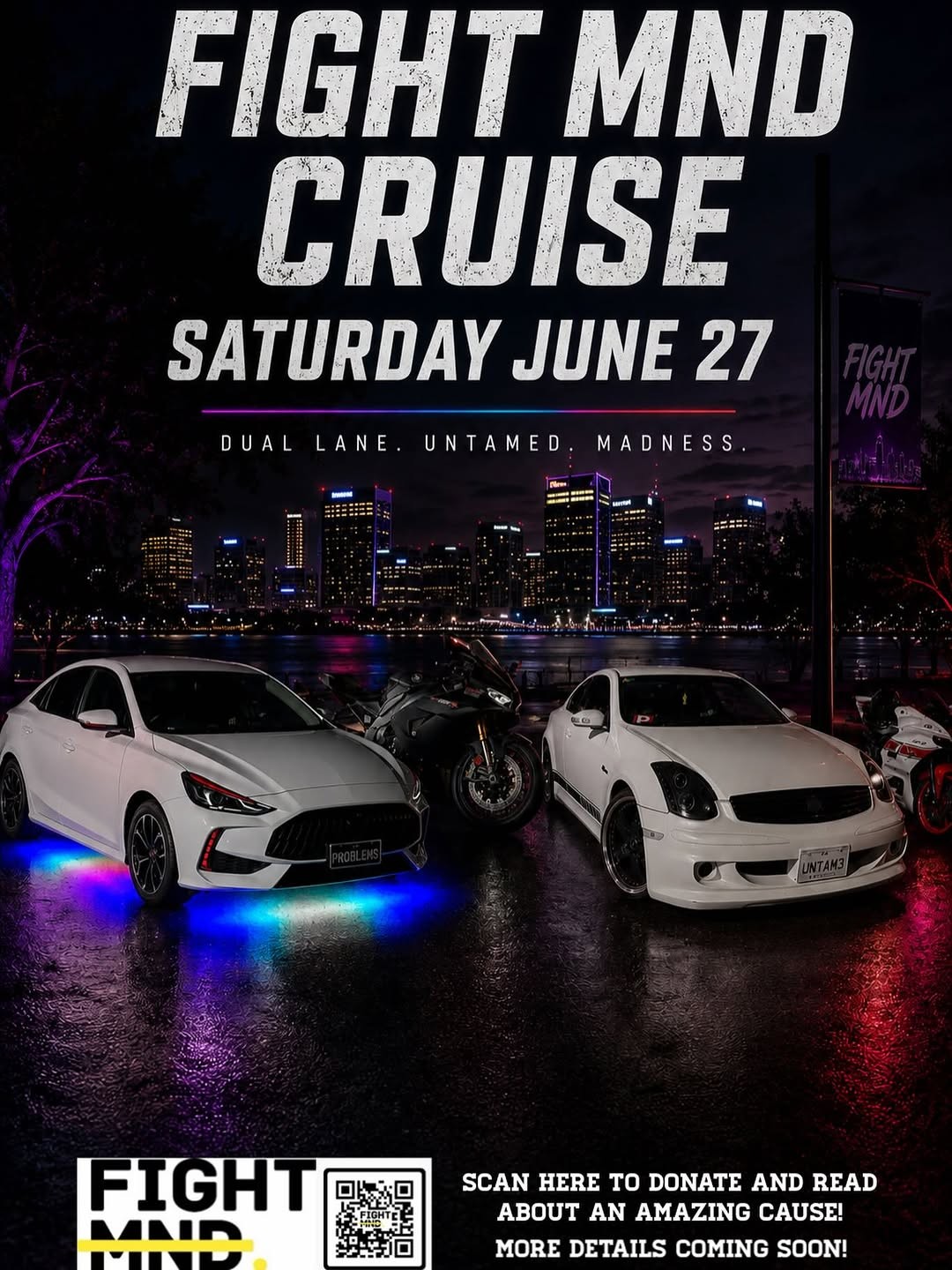 Fight MND Cruise — Muscle car meet in Perth, WA on Saturday 27 June 2026
