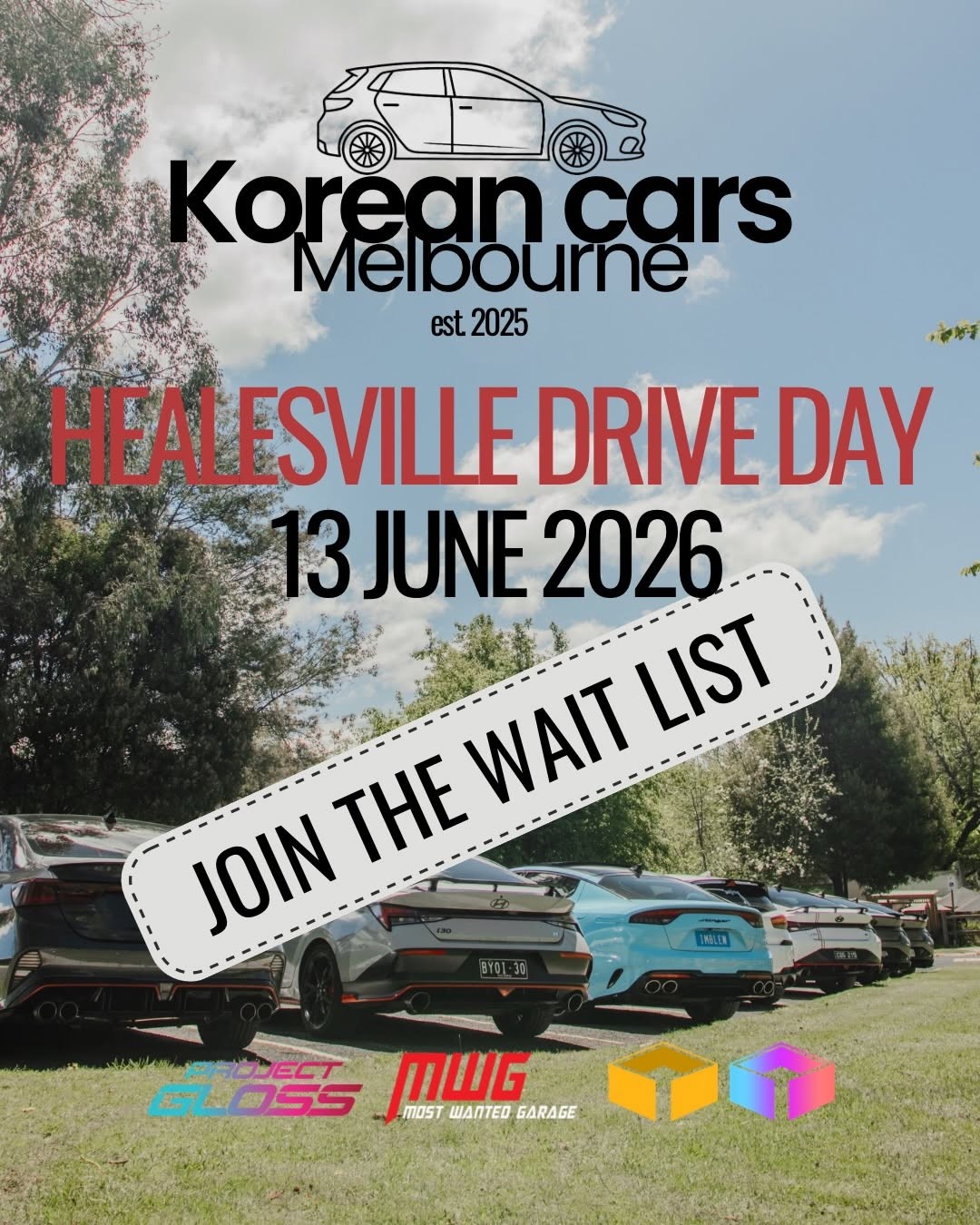 Healesville Drive Day — car meet in Melbourne, VIC on Saturday 13 June 2026