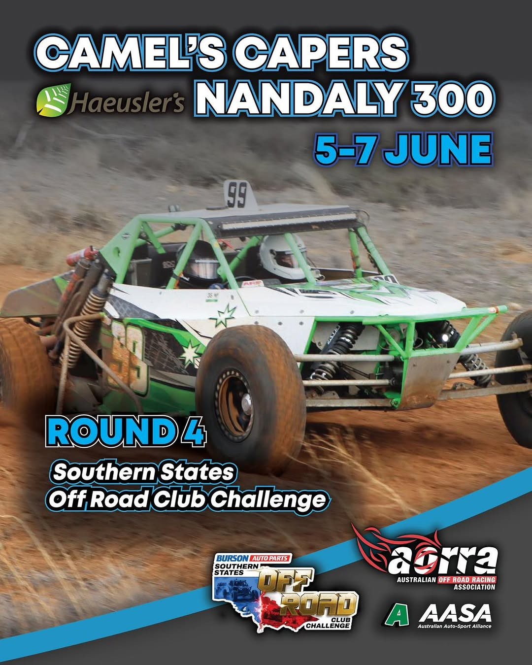 Camel's Capers Haeusler's Nandaly 300 flyer — VIC