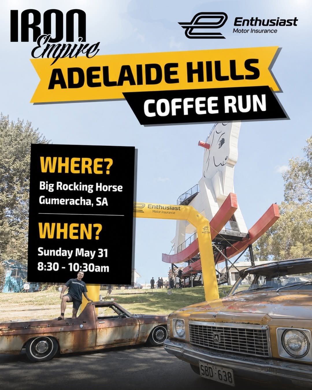 Adelaide Hills Coffee Run flyer — SA