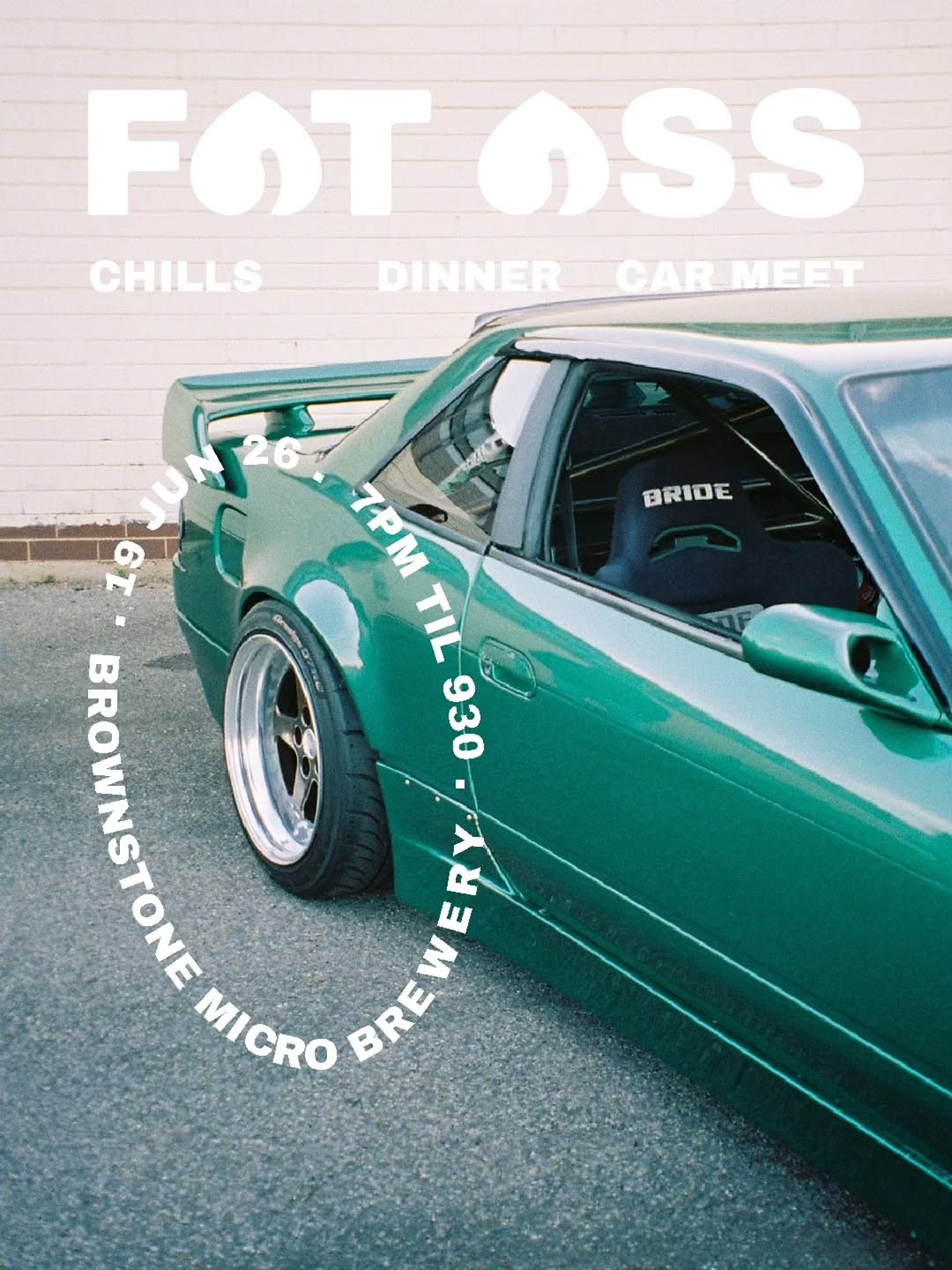 Fat Ass Chills Dinner Car Meet flyer — VIC