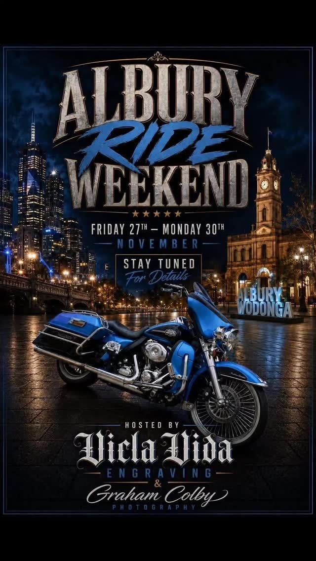 Albury Ride Weekend flyer — NSW