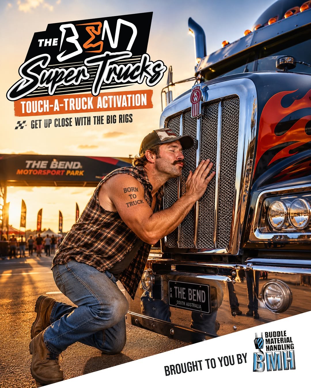 The Bend Super Trucks - Touch-A-Truck Activation — spectator event in Adelaide, SA on Saturday 6 June 2026