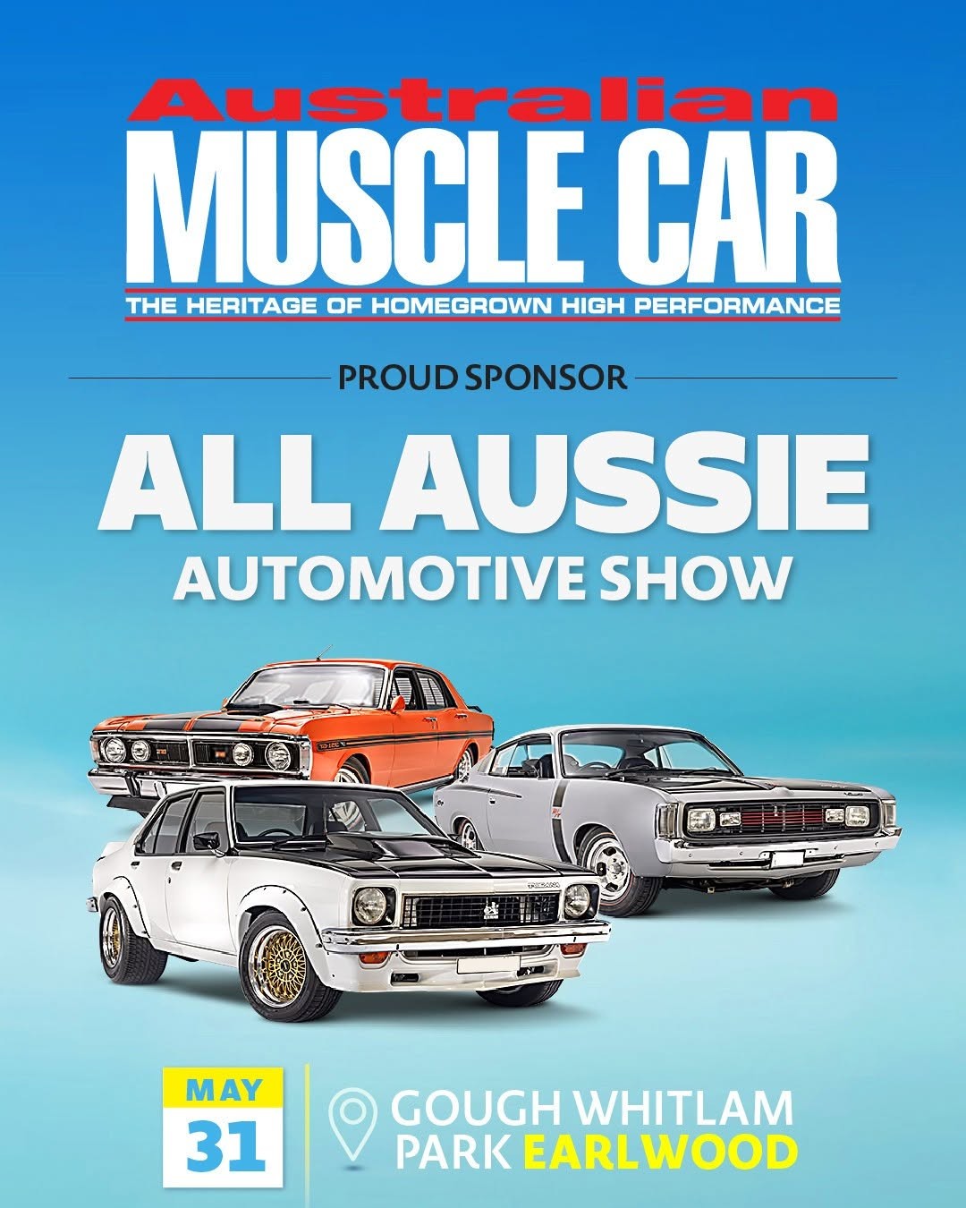 All Aussie Automotive Show — Muscle/Classic car meet in Sydney, NSW on Sunday 31 May 2026