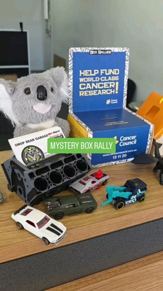Mystery Box Rally Fundraiser — car meet in Brisbane, QLD on Saturday 23 May 2026