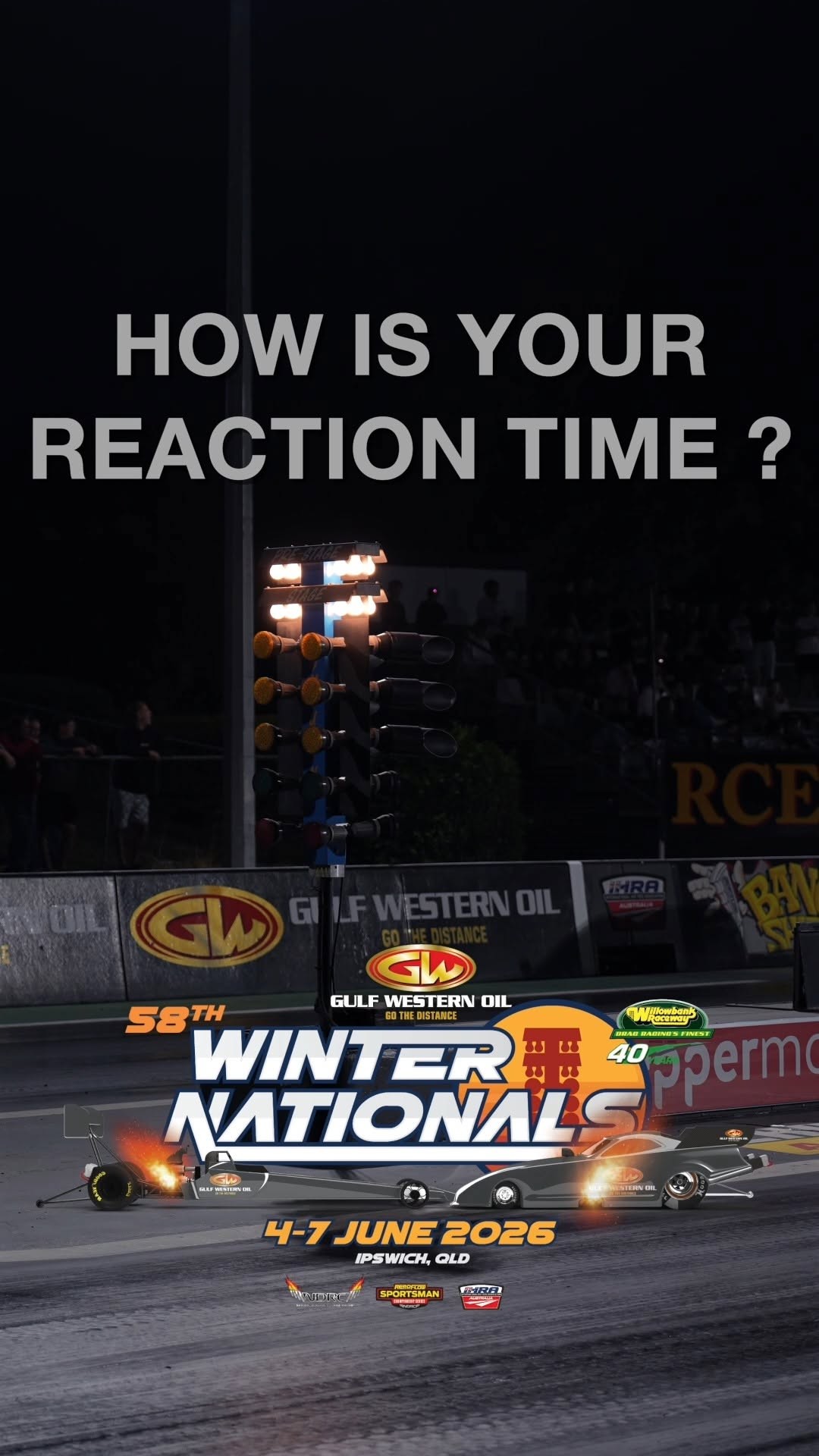 58th Gulf Western Oil Winternationals — Muscle/Stance spectator event in Brisbane, QLD on Thursday 4 June 2026