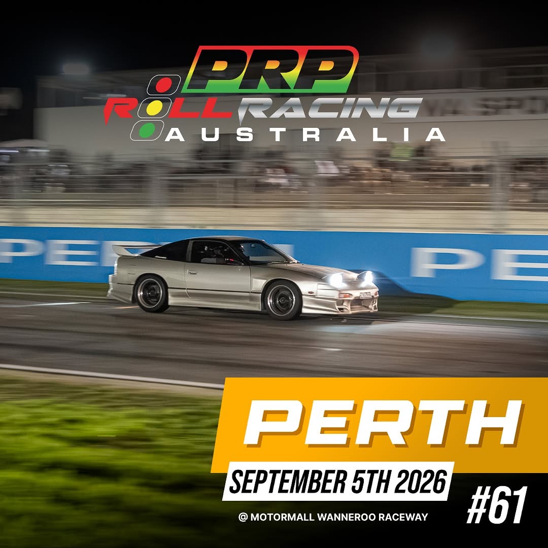 Roll Racing Perth #61 — JDM/Muscle track day in Perth, WA on Saturday 5 September 2026