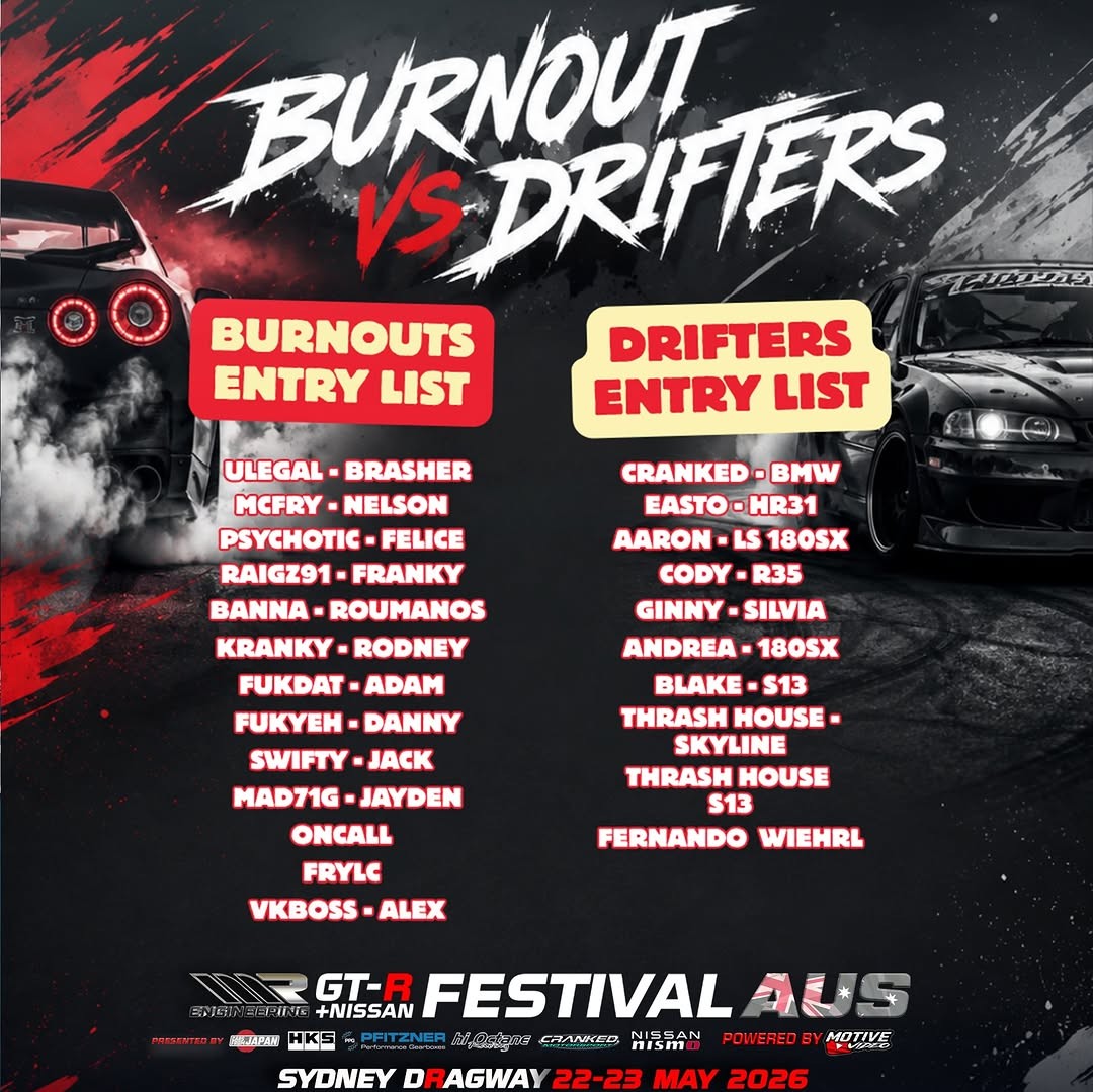 GT-R Festival Aus — JDM/Muscle spectator event in Sydney, NSW on Friday 22 May 2026