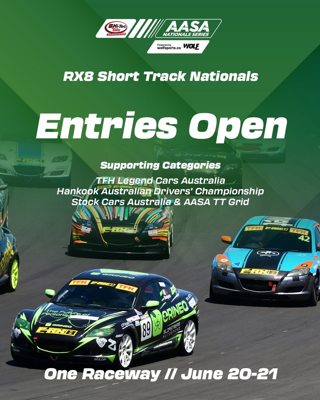 RX8 Short Track Nationals — JDM/Muscle spectator event in Sydney, NSW on Saturday 20 June 2026
