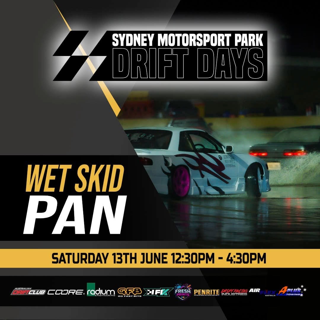 Sydney Motorsport Park Drift Days — JDM track day in Sydney, NSW on Saturday 13 June 2026