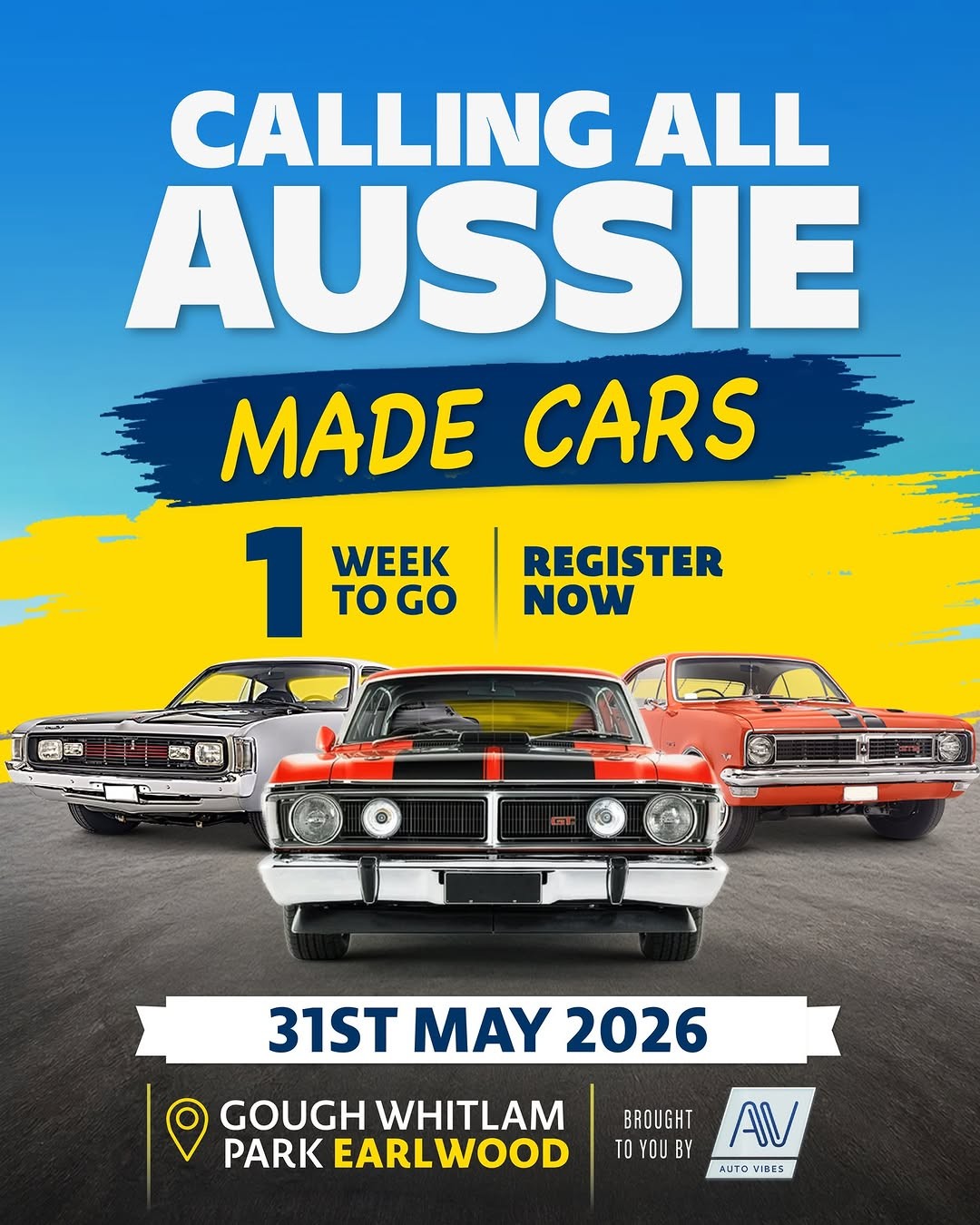 All Aussie Auto Show — Classic/Muscle car meet in Sydney, NSW on Sunday 31 May 2026