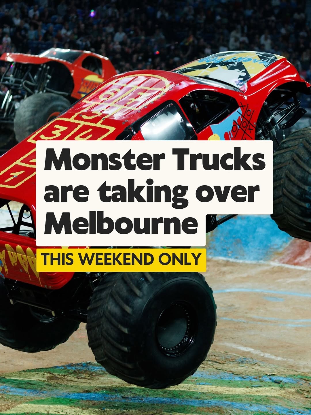 Monster Truck Mania Live — spectator event in Melbourne, VIC on Saturday 30 May 2026
