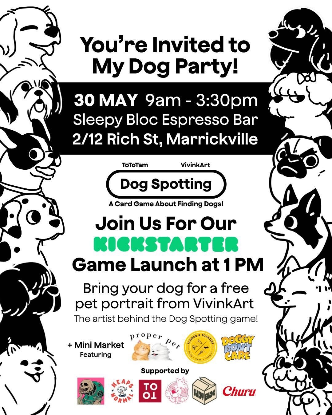 My Dog Party! Dog Spotting Game Launch — JDM car meet in Sydney, NSW on Saturday 30 May 2026