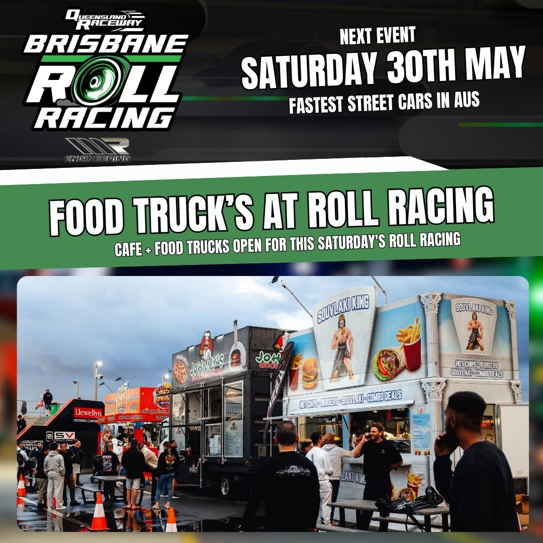 Brisbane Roll Racing — Muscle track day in Brisbane, QLD on Saturday 30 May 2026