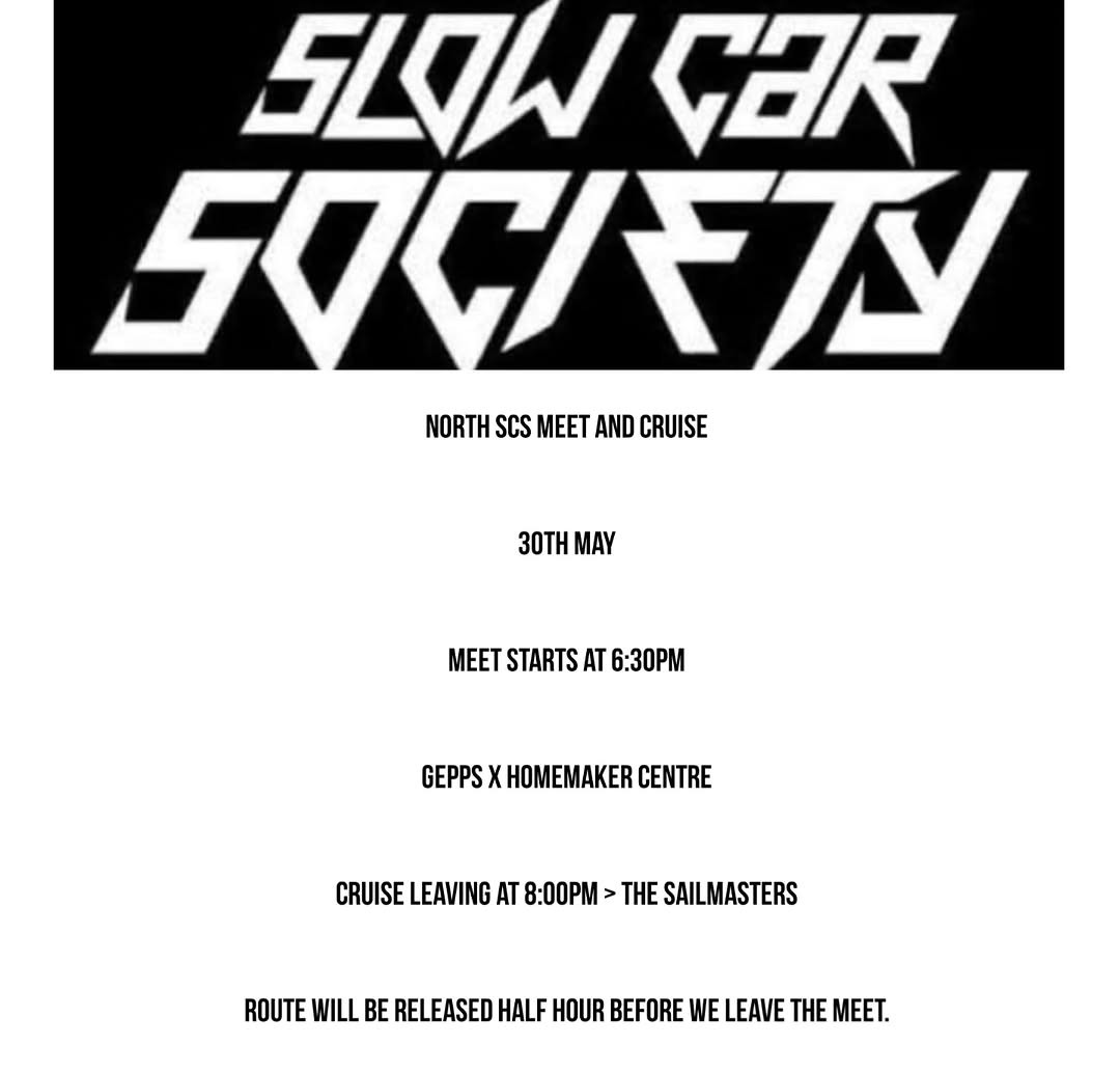 North SCS Meet and Cruise — Stance car meet in Adelaide, SA on Saturday 30 May 2026