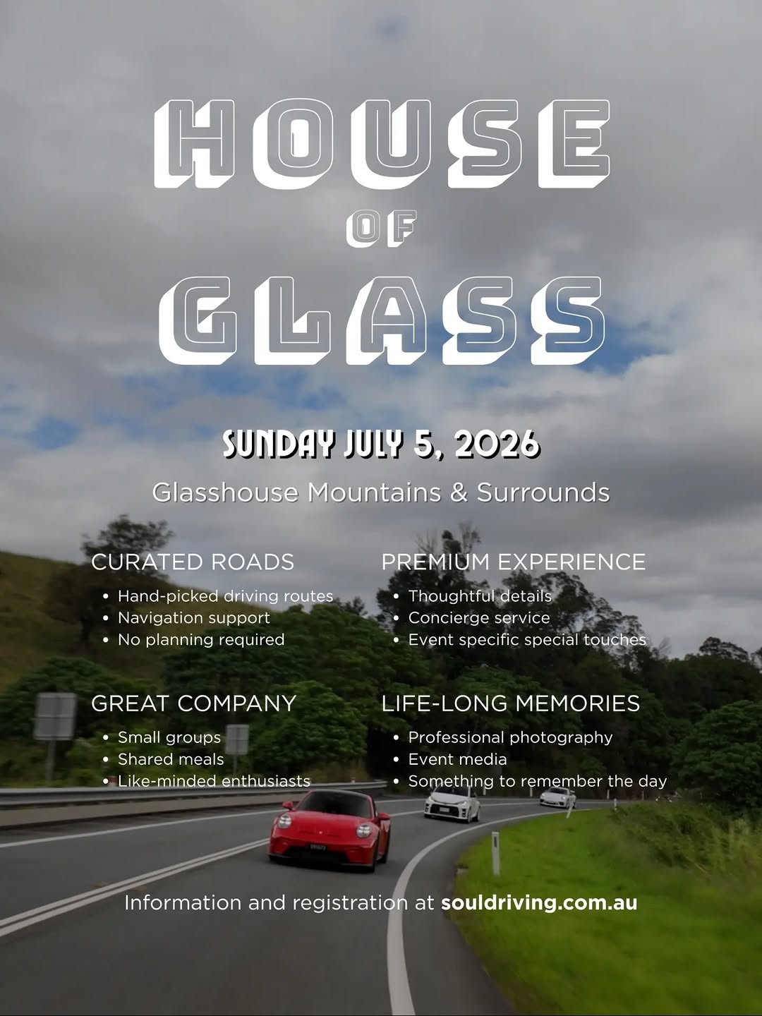House of Glass — Euro car meet in Sunshine Coast, QLD on Sunday 5 July 2026