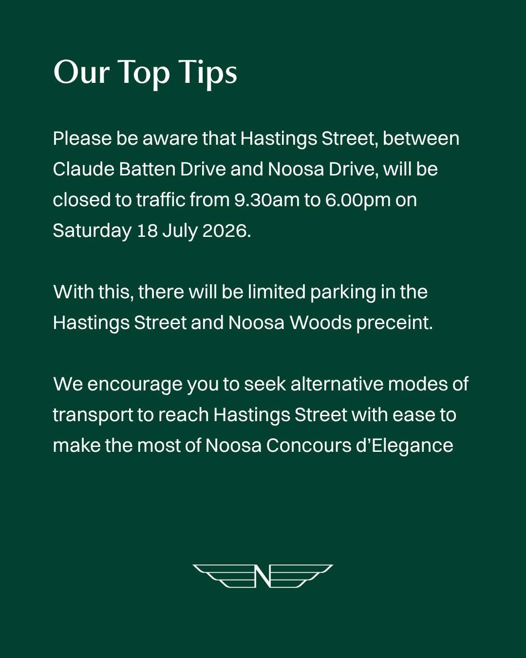 Noosa Concours d'Elegance — Classic/Euro spectator event in Sunshine Coast, QLD on Saturday 18 July 2026