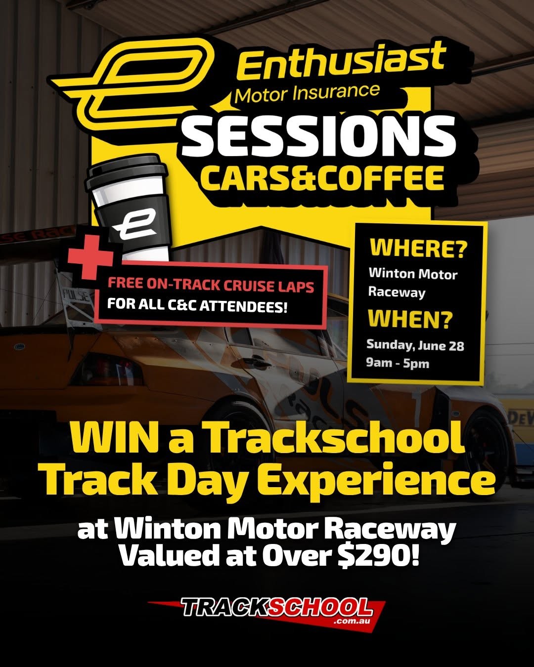 Enthusiast Sessions CARS&COFFEE — car meet in Melbourne, VIC on Sunday 28 June 2026