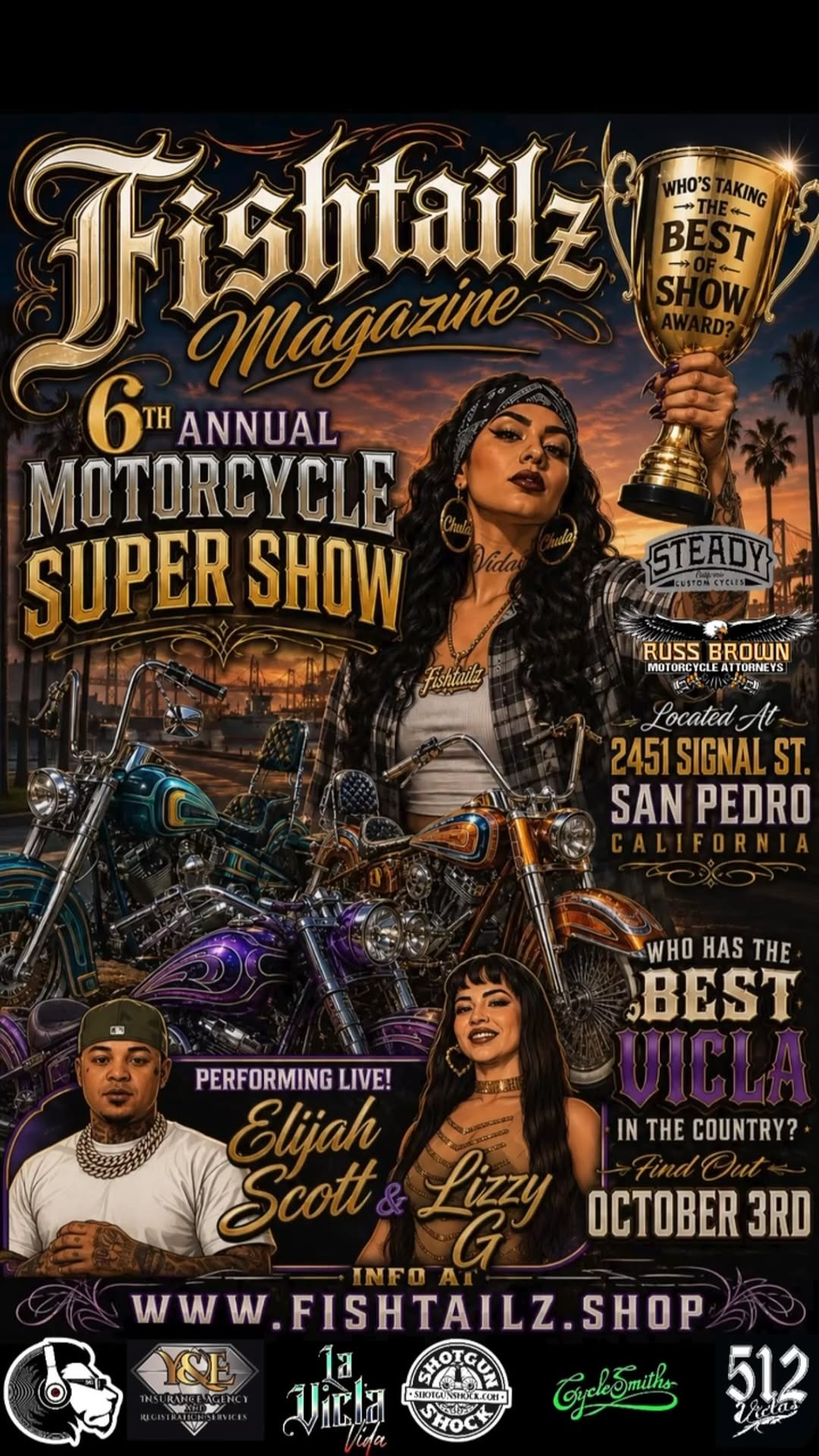 6th Annual Motorcycle Super Show — spectator event in International on Saturday 3 October 2026