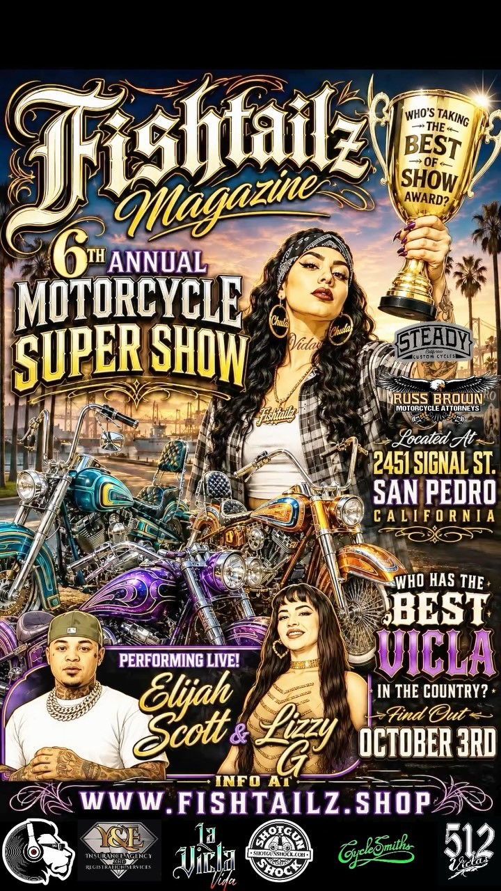 Fishtailz Magazine 6th Annual Motorcycle Super Show — Classic/Stance spectator event in International on Saturday 3 October 2026