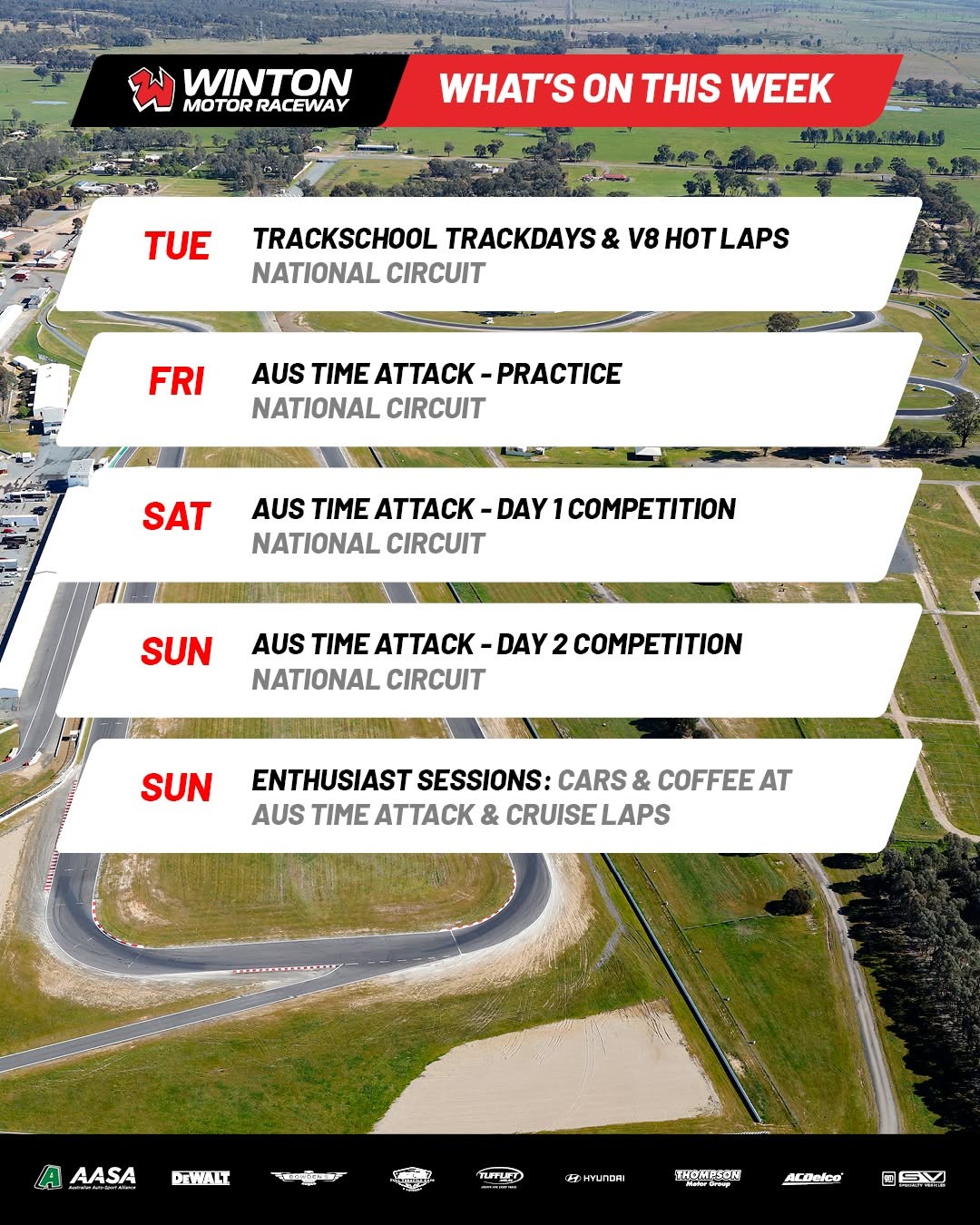 Aus Time Attack — JDM/Muscle spectator event in Melbourne, VIC on Friday 26 June 2026