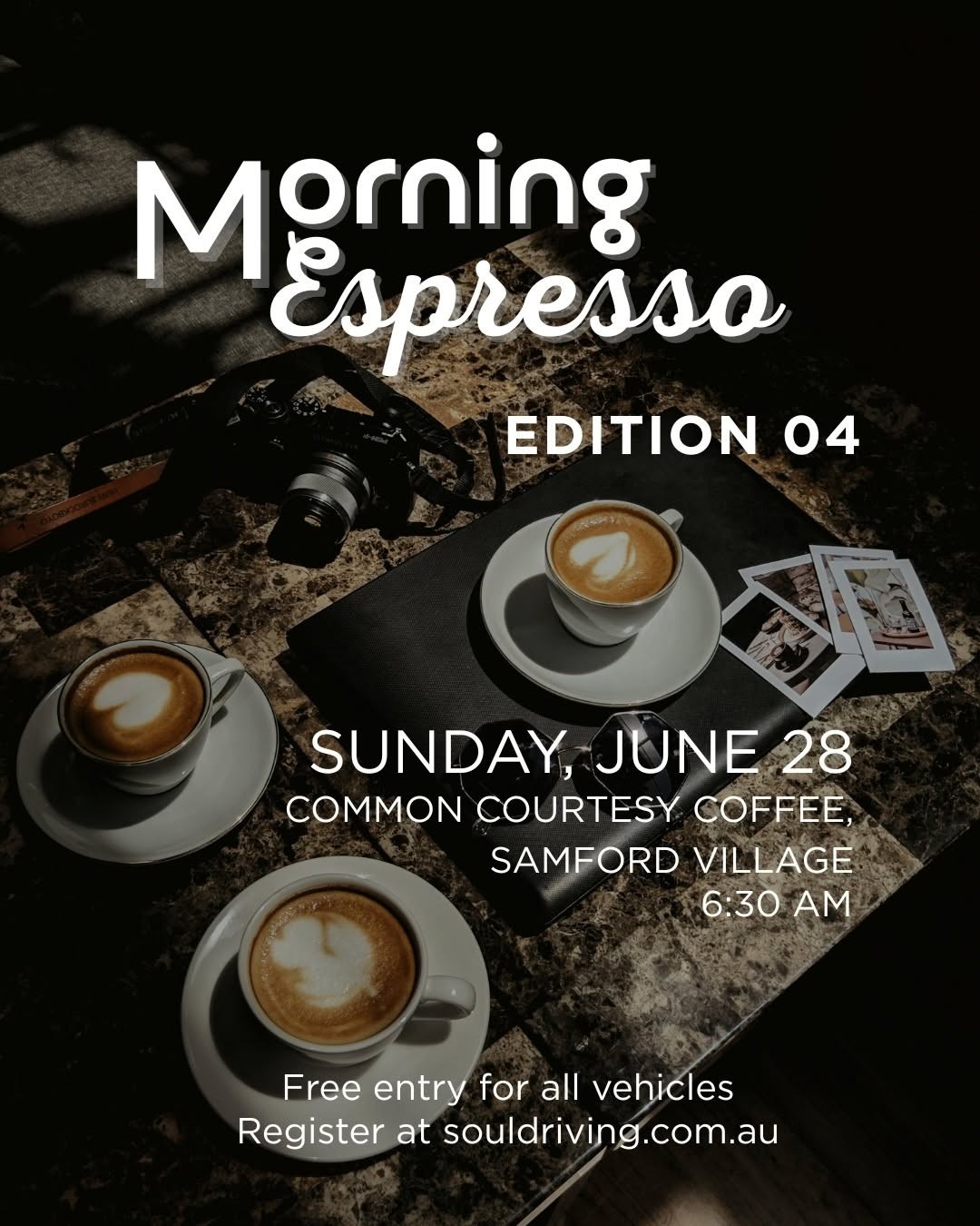 Morning Espresso Edition 04 — Euro car meet in Brisbane, QLD on Sunday 28 June 2026