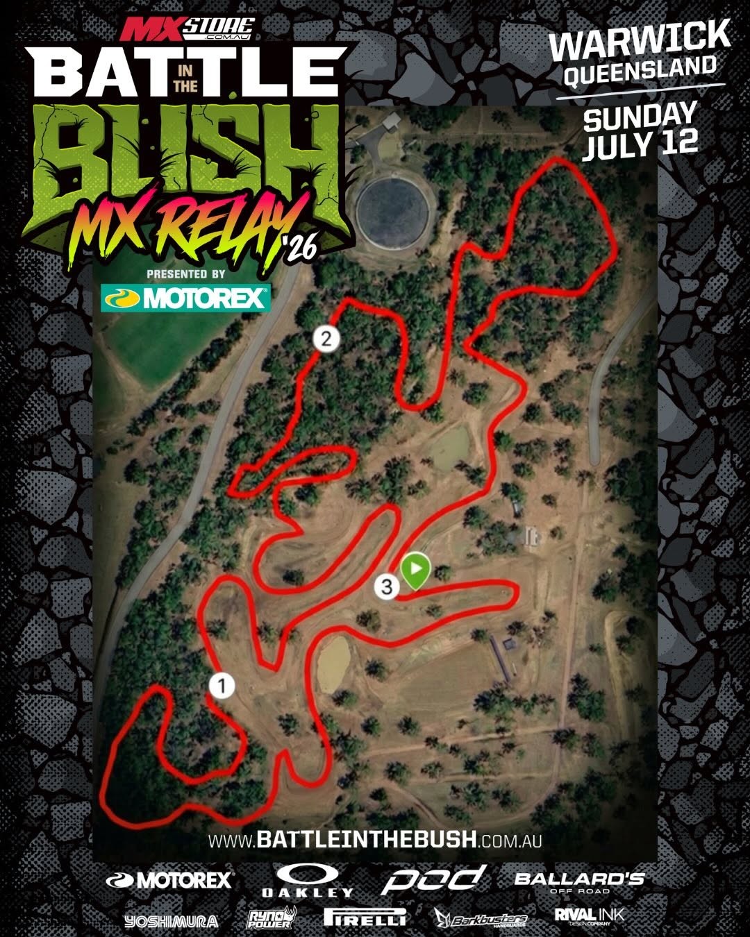 Battle In The Bush MX Relay — 4x4 track day in Brisbane, QLD on Sunday 12 July 2026