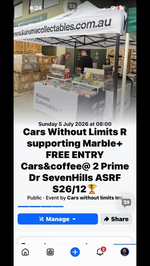 Cars Without Limits R supporting Marble+ — Classic/Muscle car meet in Sydney, NSW on Sunday 5 July 2026