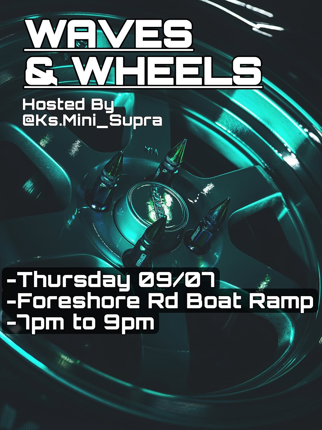 Waves & Wheels — JDM car meet in Sydney, NSW on Thursday 9 July 2026