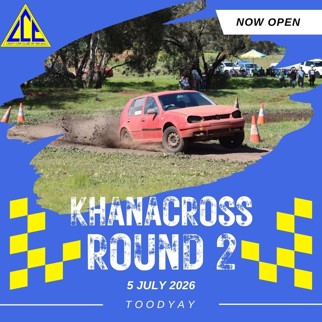 Khanacross Round 2 — JDM/Euro track day in Perth, WA on Sunday 5 July 2026